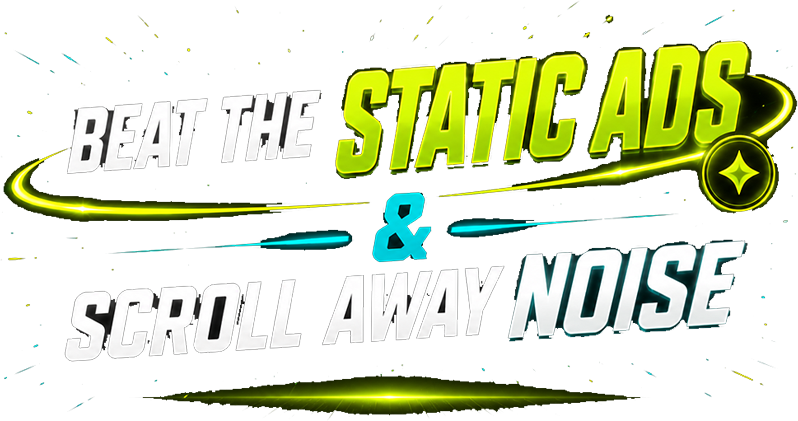 Beat the static ads and scroll away noise